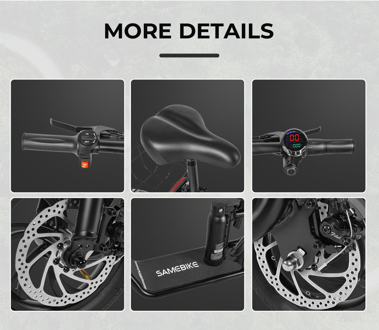 SAMEBIKE SM-C01 Trottinette électrique pliable