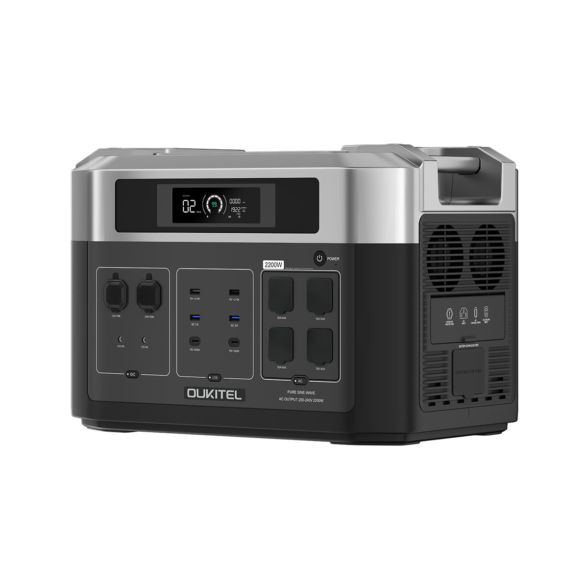 OUKITEL BP2000+2*PV400 Solar Generator