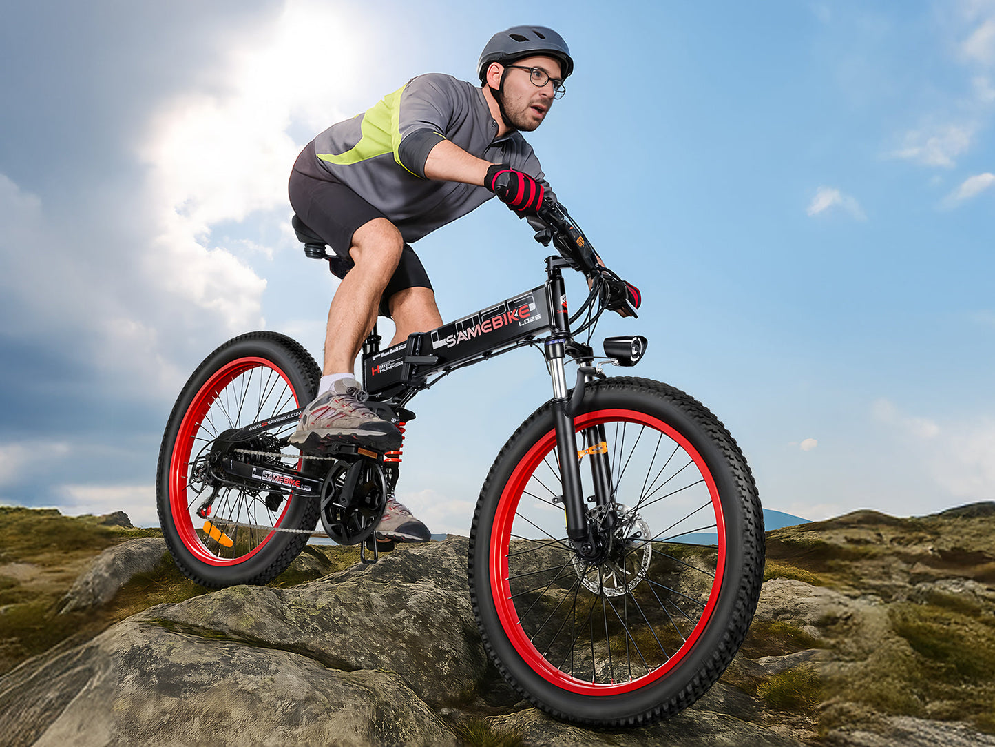 SAMEBIKE LO26 Plus 1000W Moteur Vélo Électrique tout-terrain