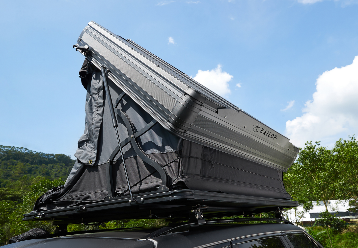 KAILOP ST09PRO tente de toit rigide à ouverture latérale