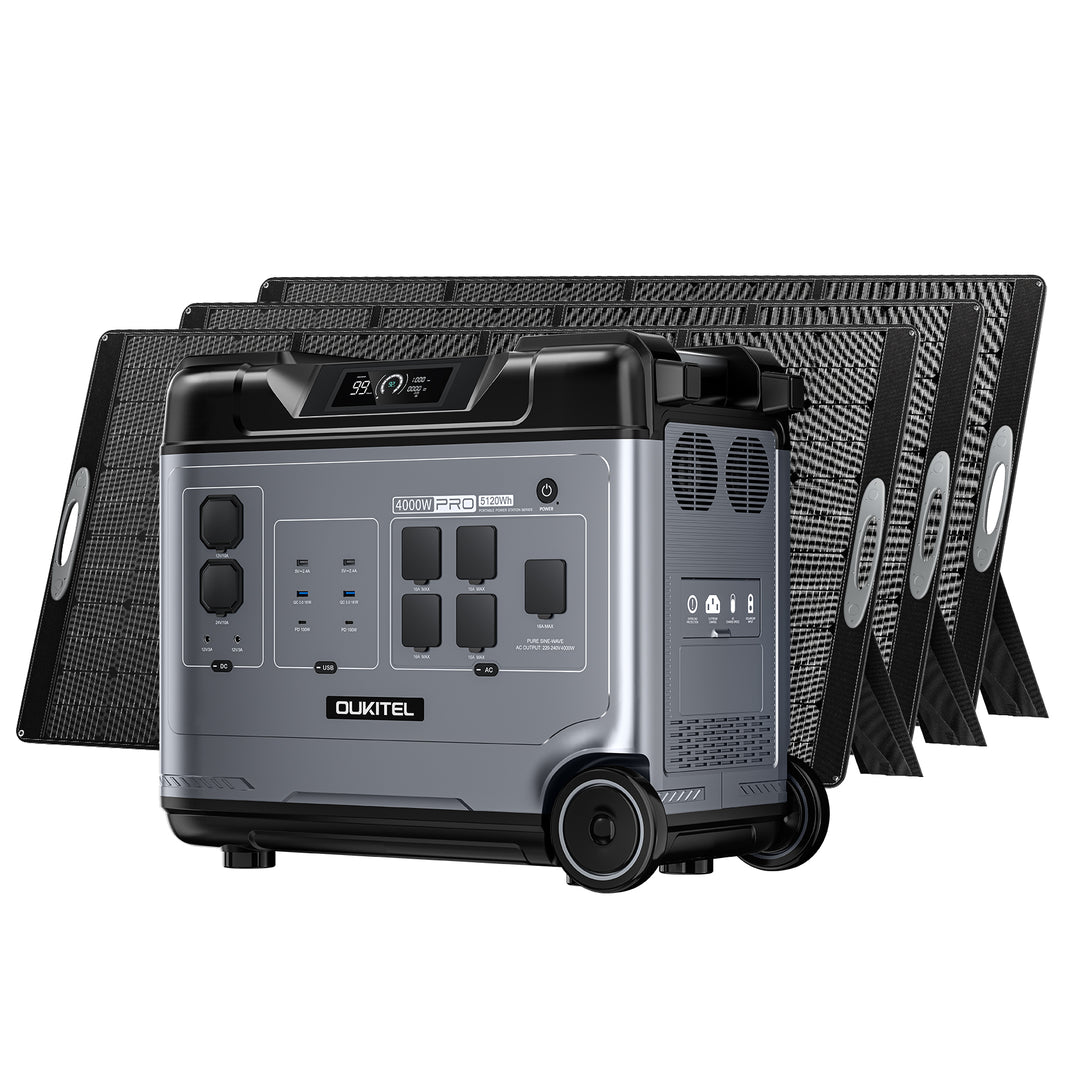 Station d'alimentation portable OUKITEL P5000 Pro 4000 W/5120 Wh