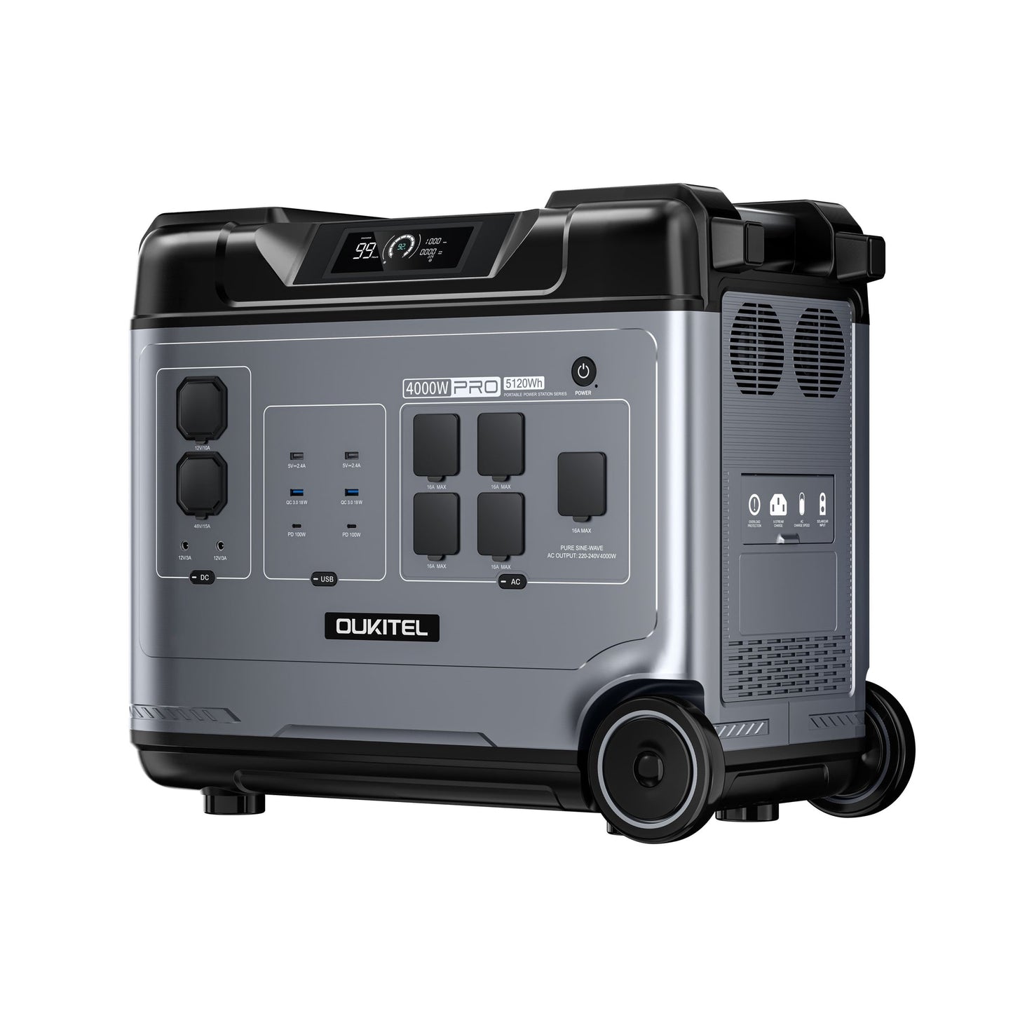 OUKITEL P5000 Pro Portable Power Station 4000W/5120Wh