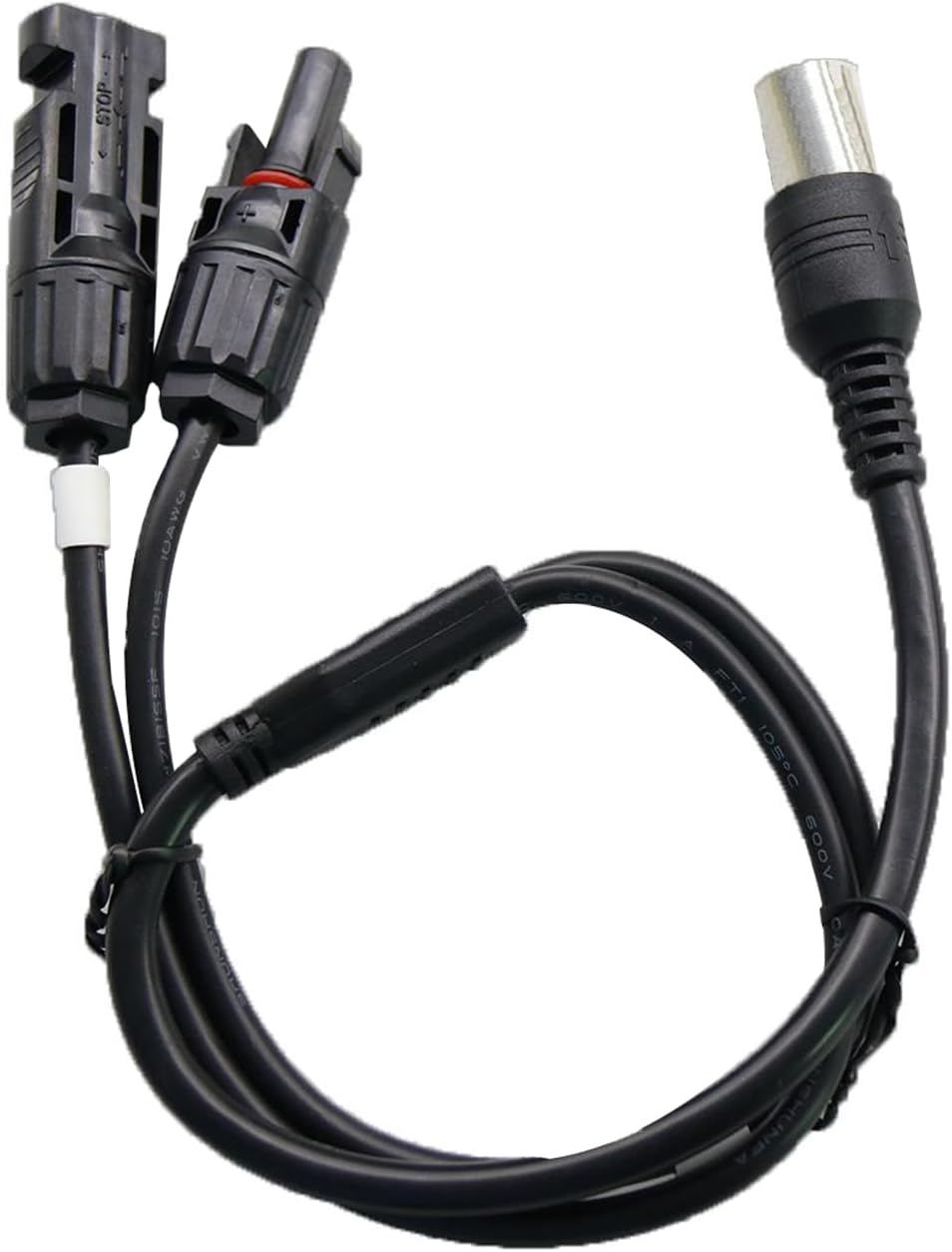 PECRON Solar Charging Cable, M/C/4 to 5-Pin GX16 Aviation Plug Solar Charging Cable