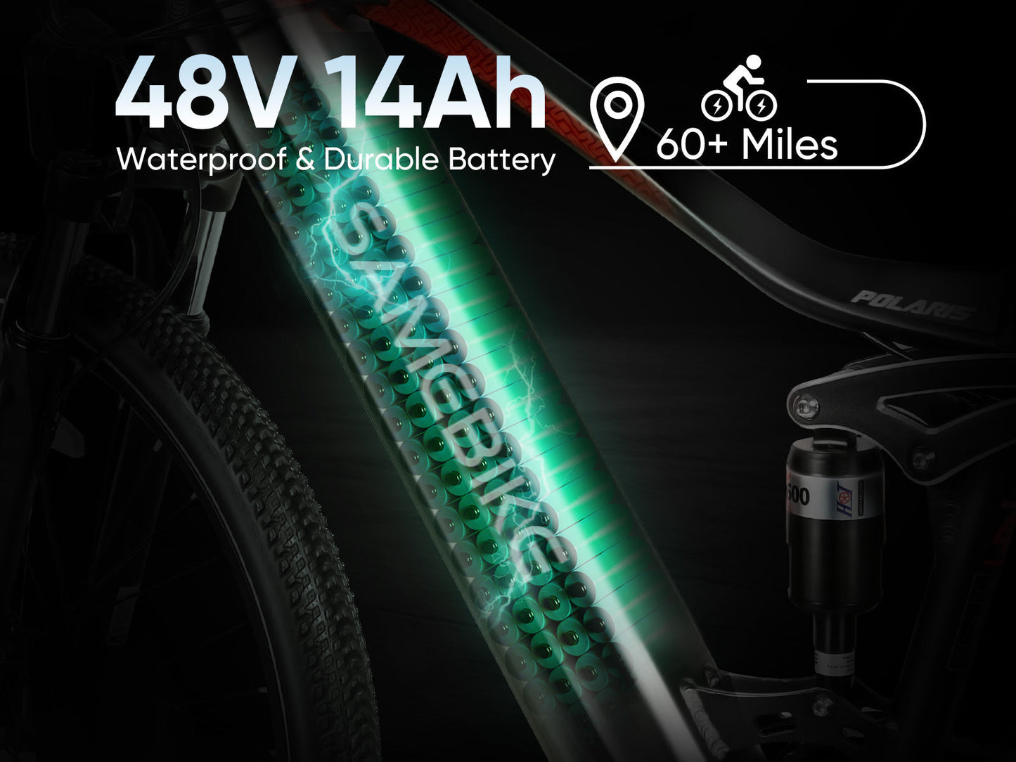 SAMEBIKE XD26-II 750W Vélo Électrique Hybride