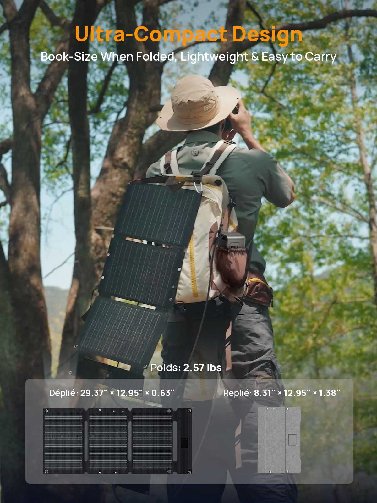 AFERIY AF-SL30 Panneau Solaire Portable 30W