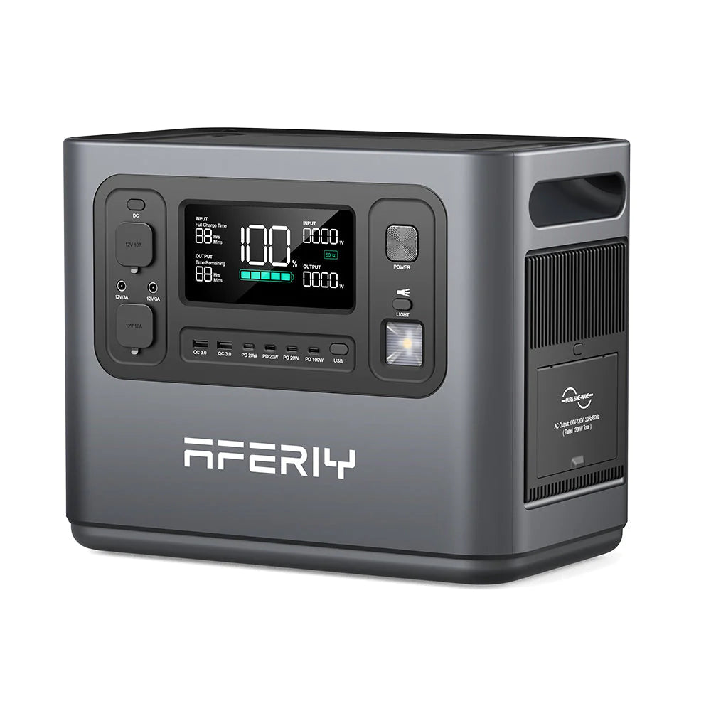 AFERIY P210 Station D'énergie Portable | 2400W 2048Wh version EU 220V