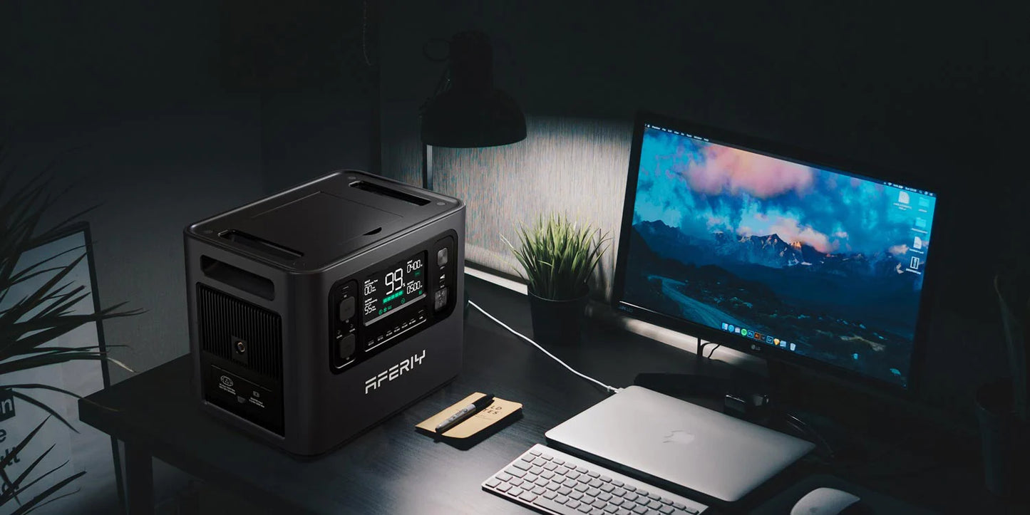 AFERIY P210 Station D'énergie Portable | 2400W 2048Wh version EU 220V