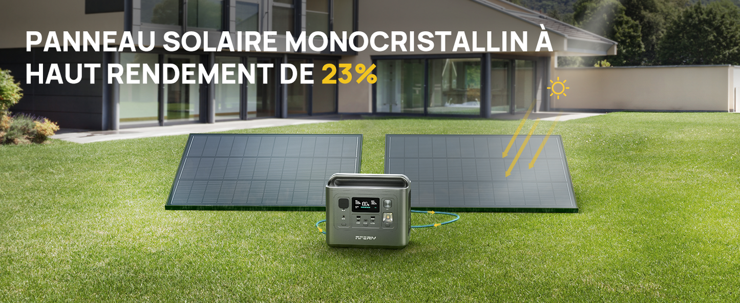 AFERIY AF-SG120 Panneau Solaire Portable Rigide 120W IP68