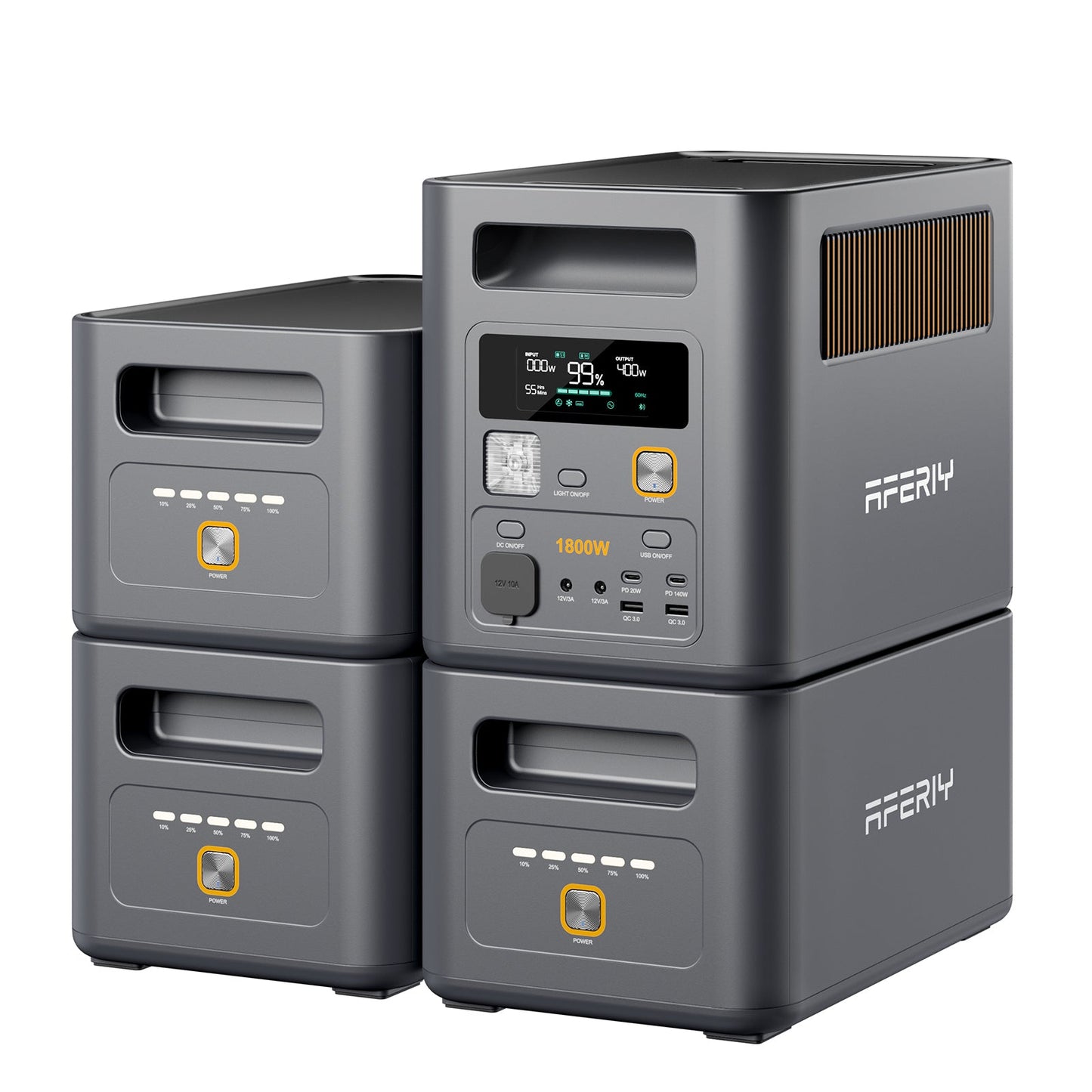 AFERIY Nomad1800 Pro Station D'énergie Portable Une Capacité D'extension | 1800W 1024Wh - 5120Wh