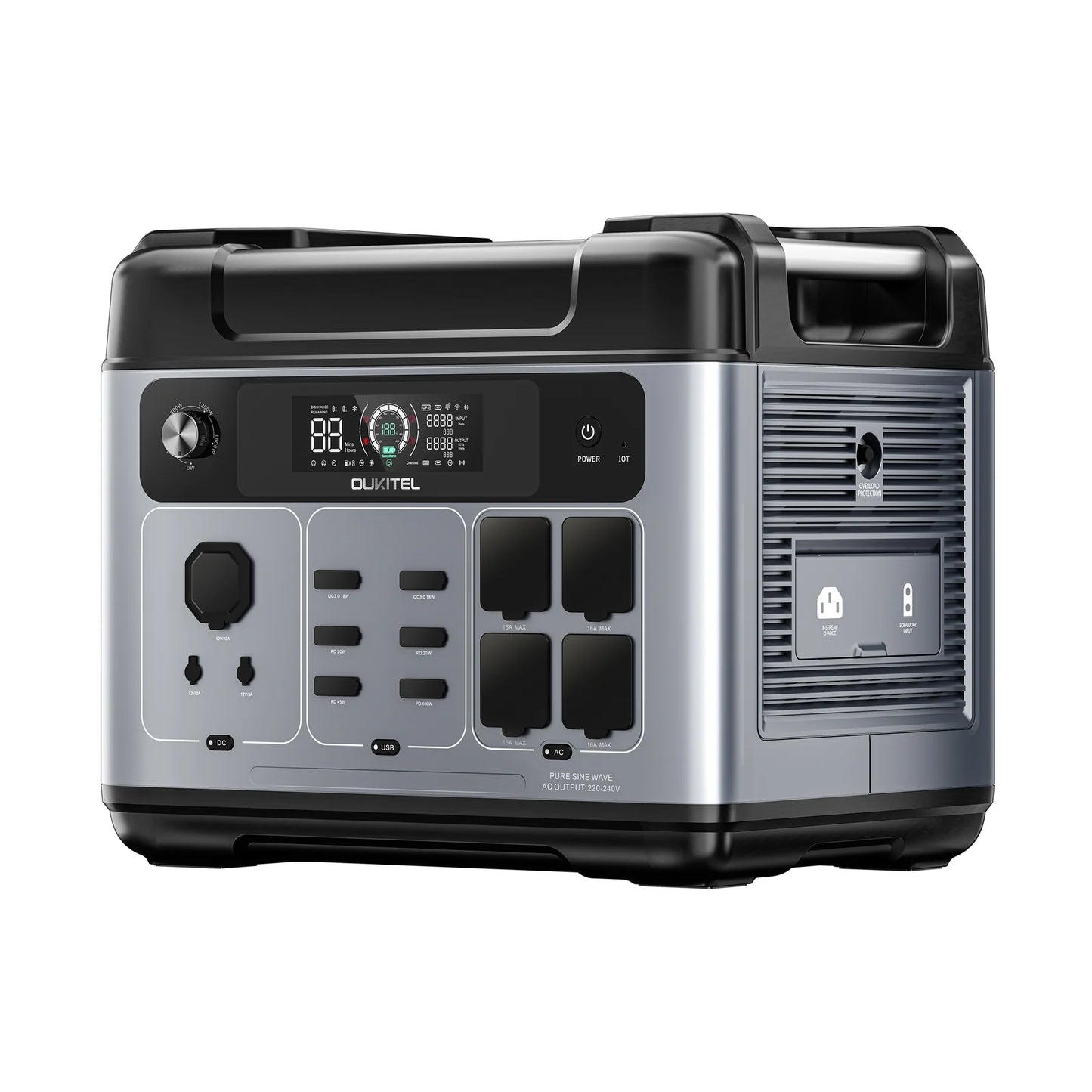 OUKITEL P2001 Plus Portable Power Station 2400 W/2048 Wh
