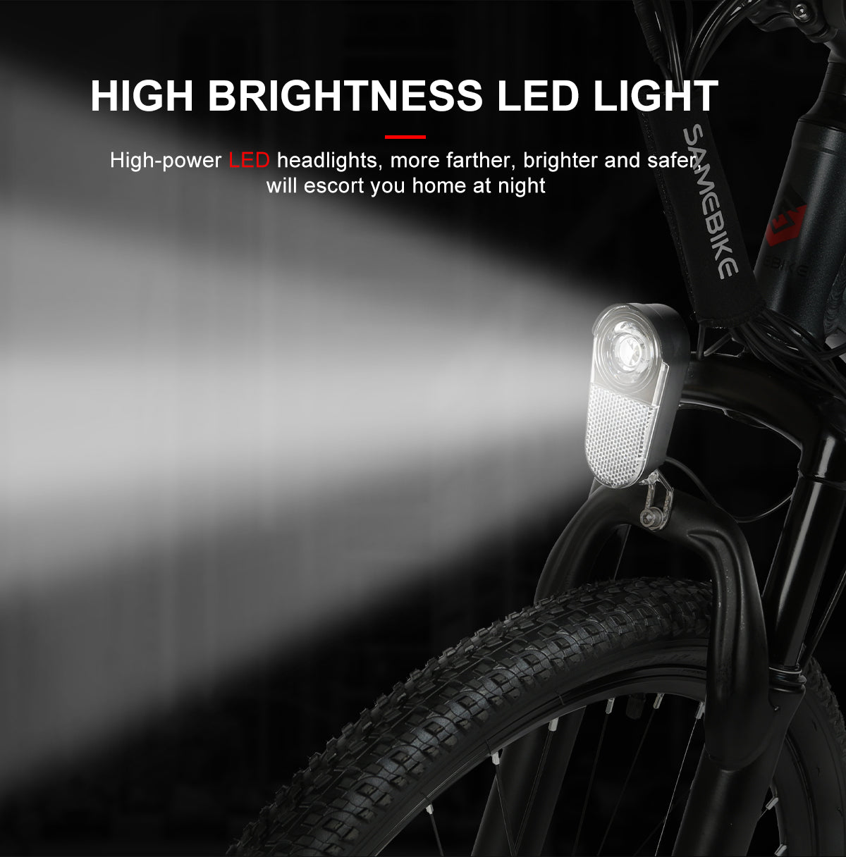 SAMEBIKE SY26-II 500W Moteur Vélo électrique Tout terrain