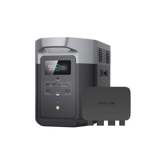 Ecoflow Delta 2 pack with 800W Ecoflow alternator charger