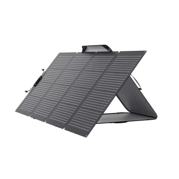 Panneau solaire portable Ecoflow double face 220w pliable