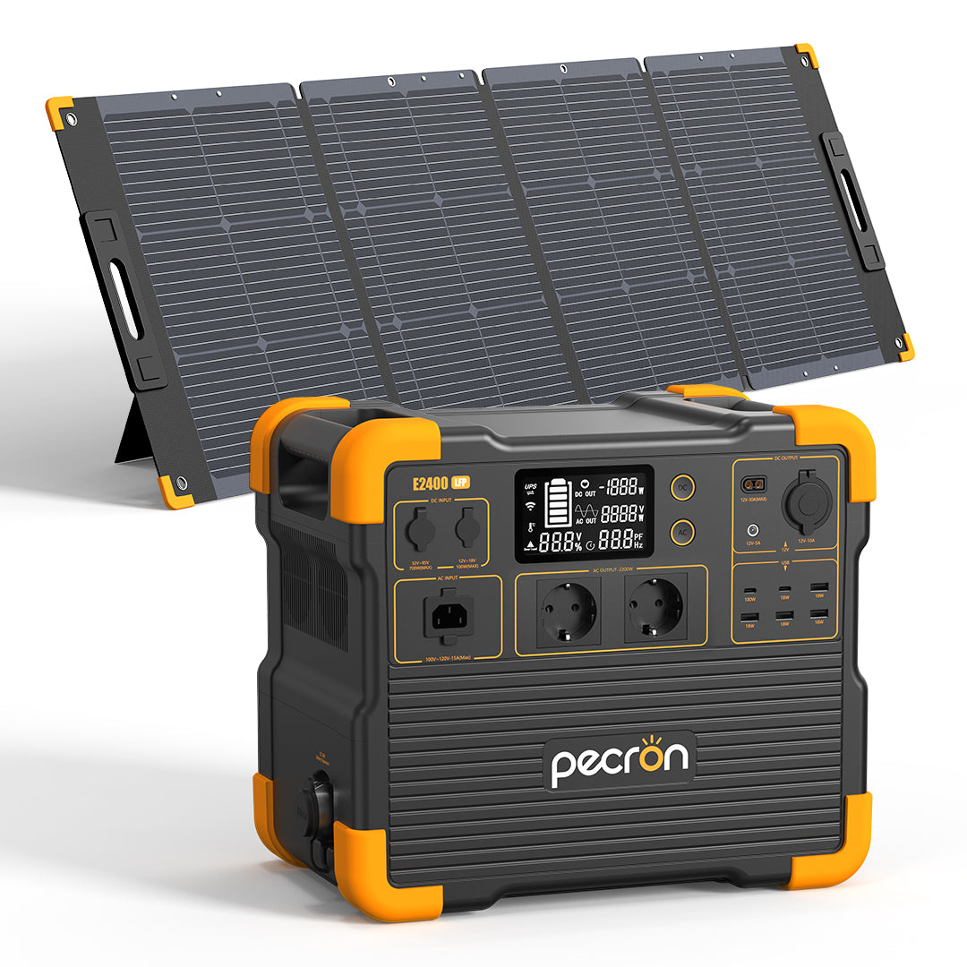 PECRON E2400LFP Expandable Portable Power Station 2400W 2048Wh