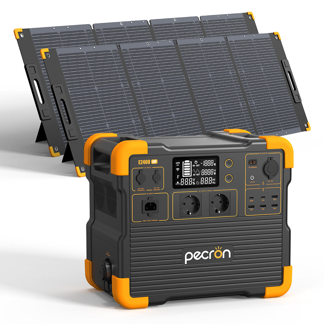 PECRON E2400LFP Expandable Portable Power Station 2400W 2048Wh