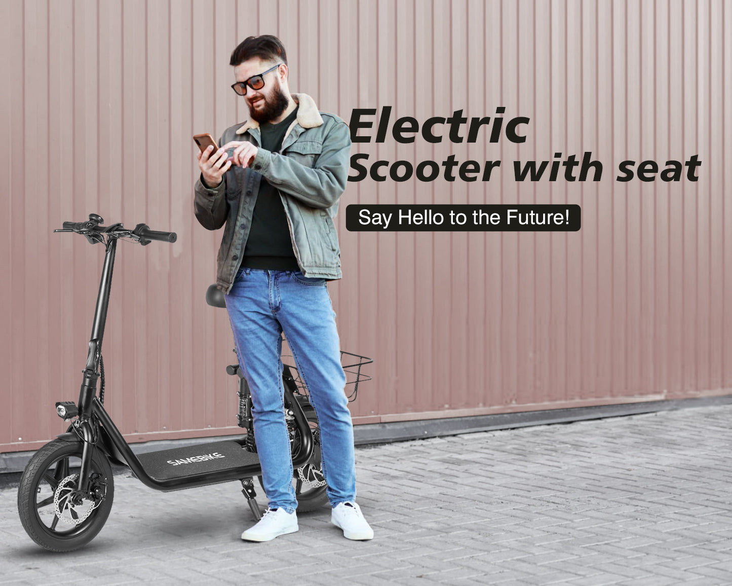 SAMEBIKE SM-C02 500W Moteur Trottinette Électrique Pliante