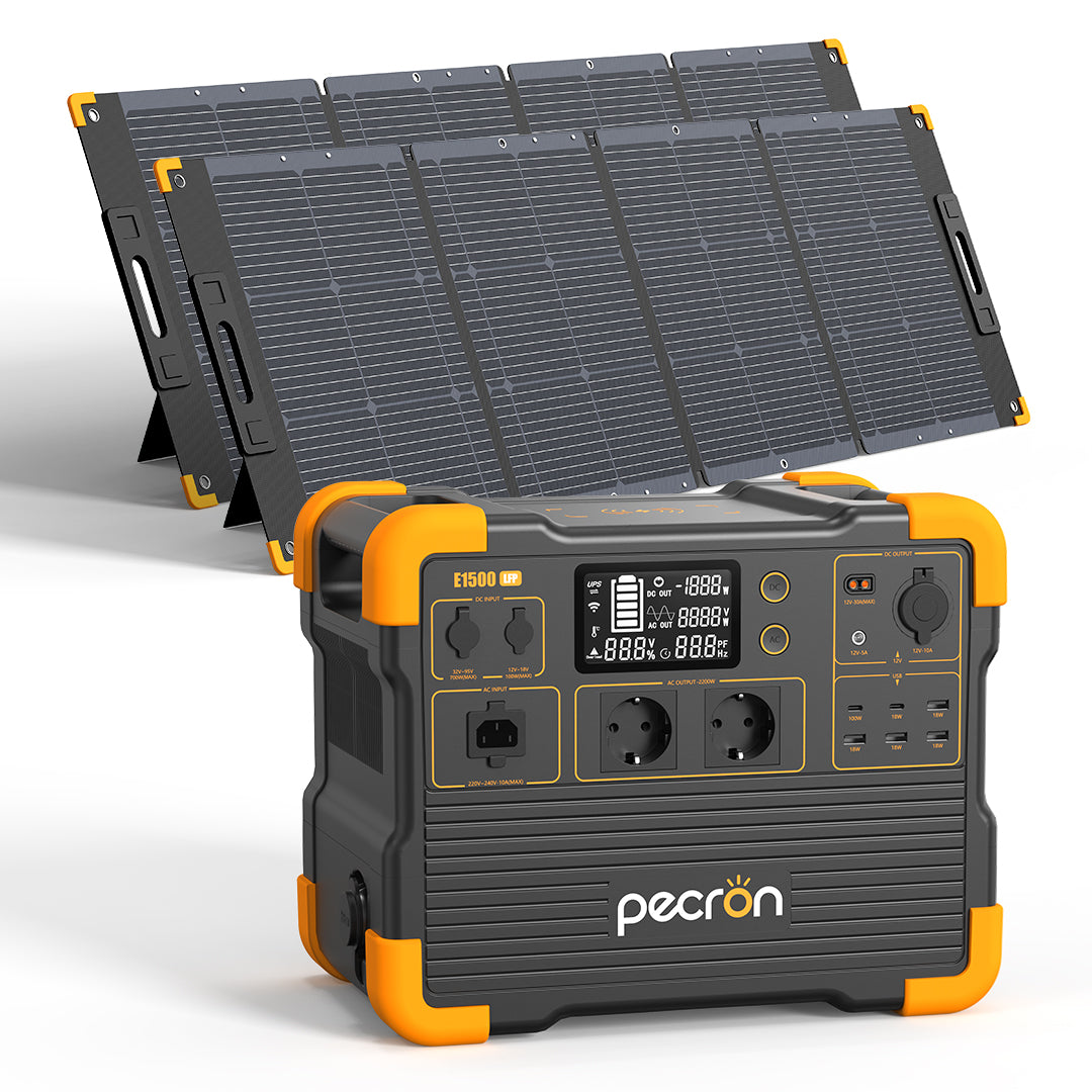 PECRON E1500LFP Expandable Portable Power Station 2200W 1536Wh