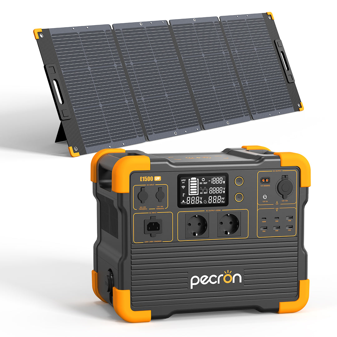 PECRON E1500LFP Expandable Portable Power Station 2200W 1536Wh