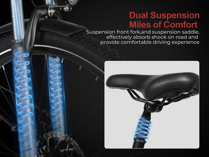 SAMEBIKE RS-A01 Pro-T 250W Moteur Vélo Électrique Urbain