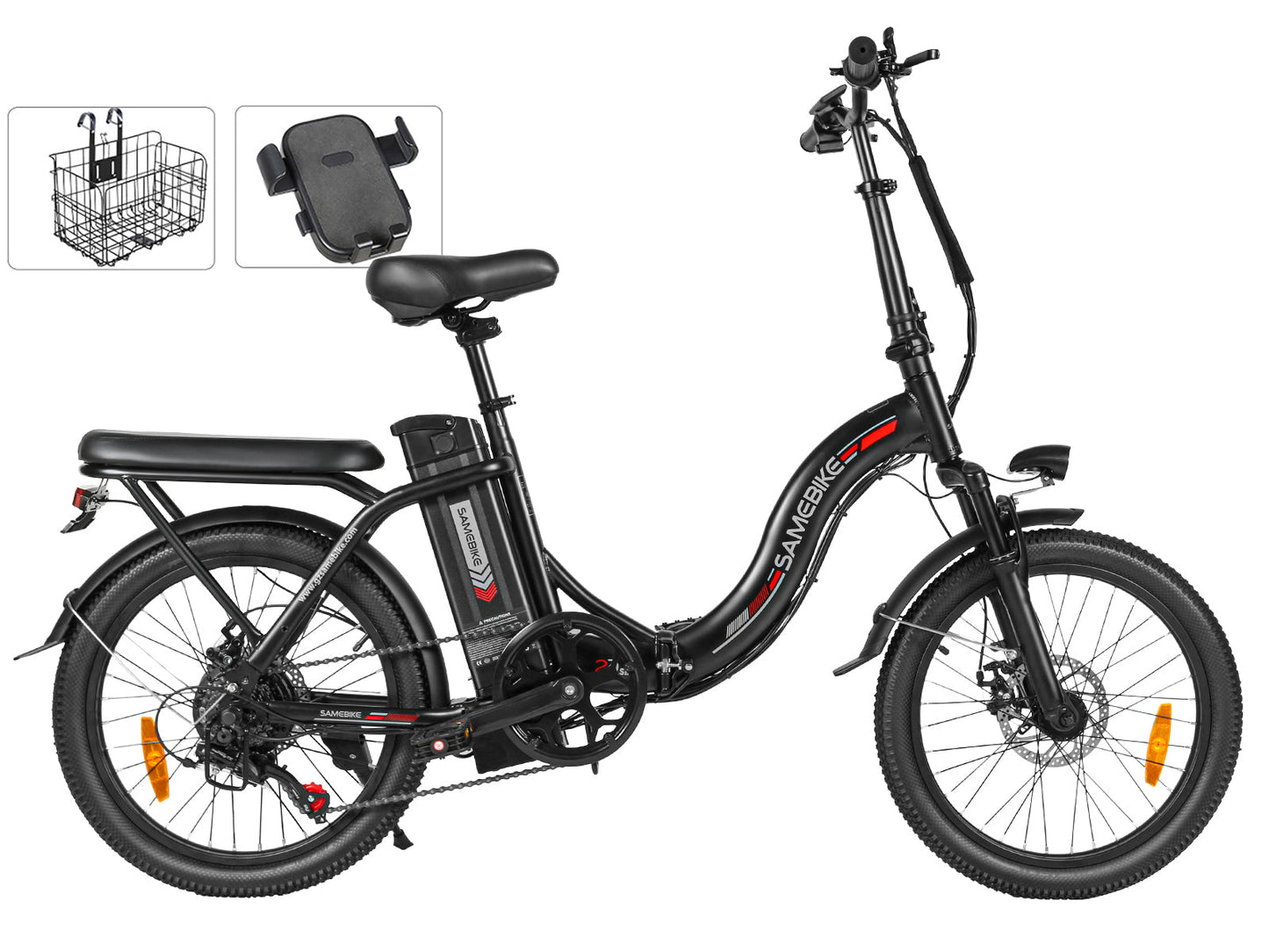 SAMEBIKE CY20 250W Vélo électrique pliant portable