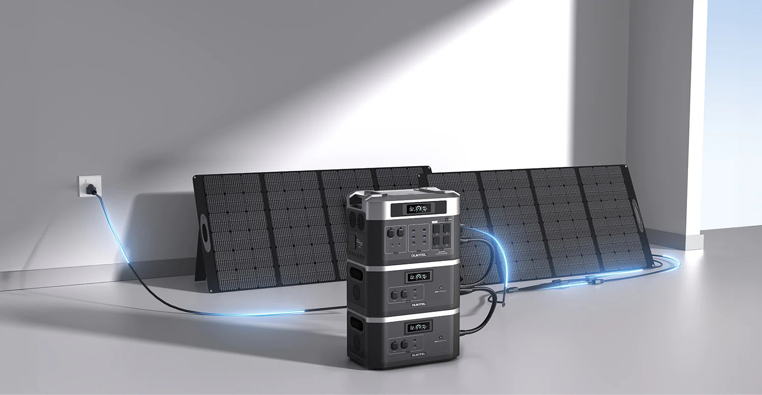 Oukitel BP2000 Générateur Solaire 2200W 2048wh avec batteries suppléme –  WMCV EXTREME SHOP