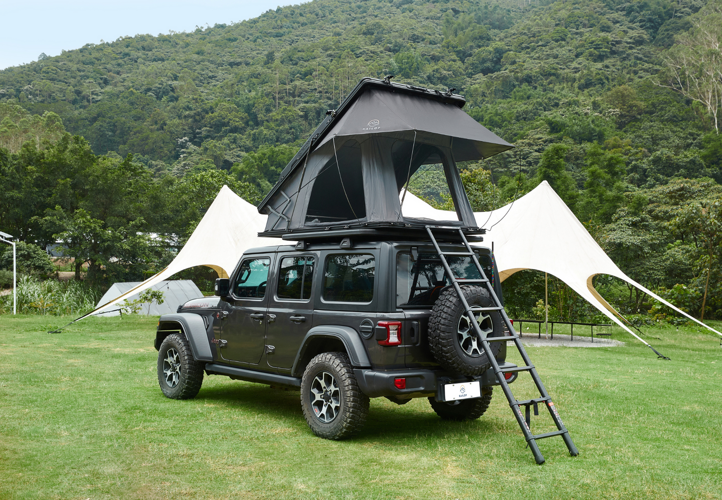 KAILOP KP19PRO tente de toit rigide à ouverture arrière