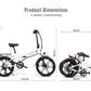 SAMEBIKE 20LVXD30-II Vélo électrique pliant