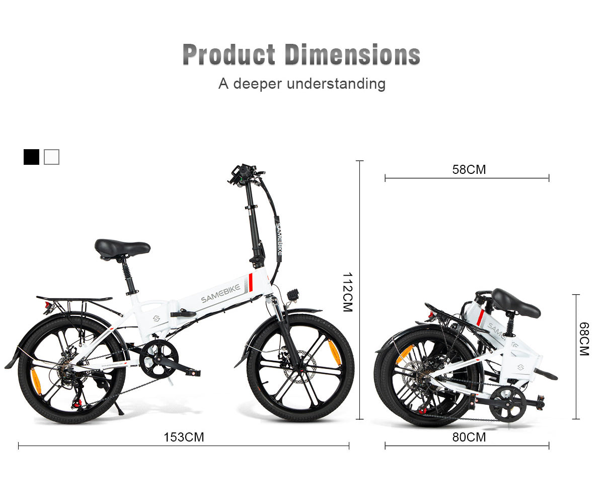 SAMEBIKE 20LVXD30-II Vélo électrique pliant