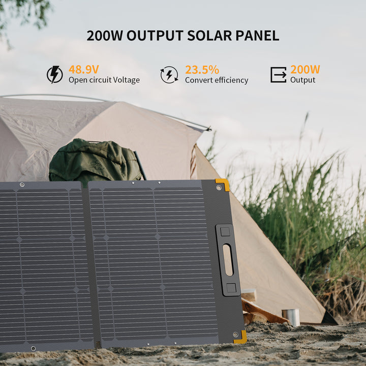 Panneau solaire portable PECRON PV200 200 W, étanche IP67