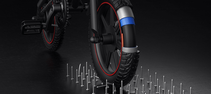 DYU D3F 14 Inch Mini Folding Electric Bike - Black