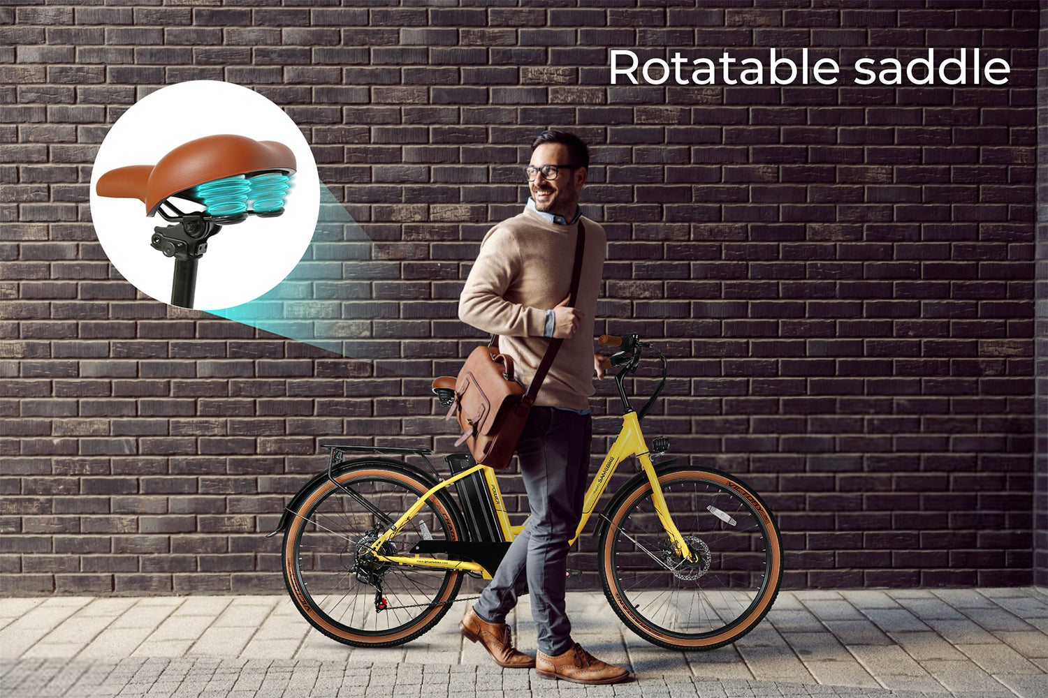 SAMEBIKE TDE10Z 350W Moteur Vélo électrique urbain