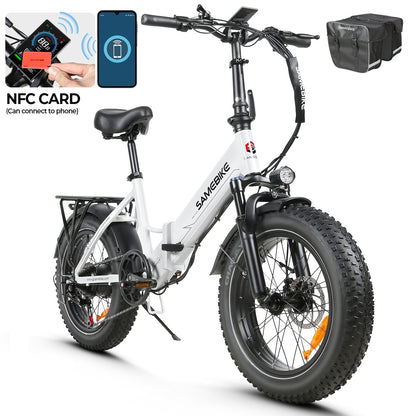 SAMEBIKE LOTDM200-II Pneus larges Vélo électrique pliable