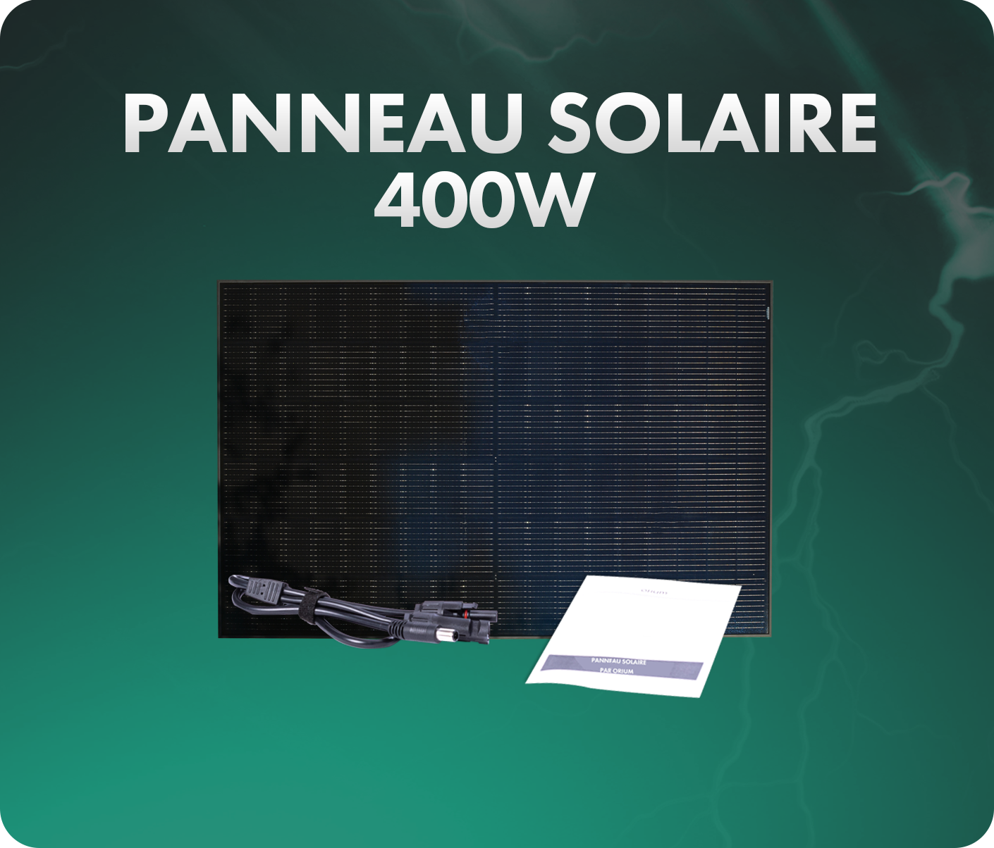 PANNEAU SOLAIRE RIGIDE 400W ORIUM