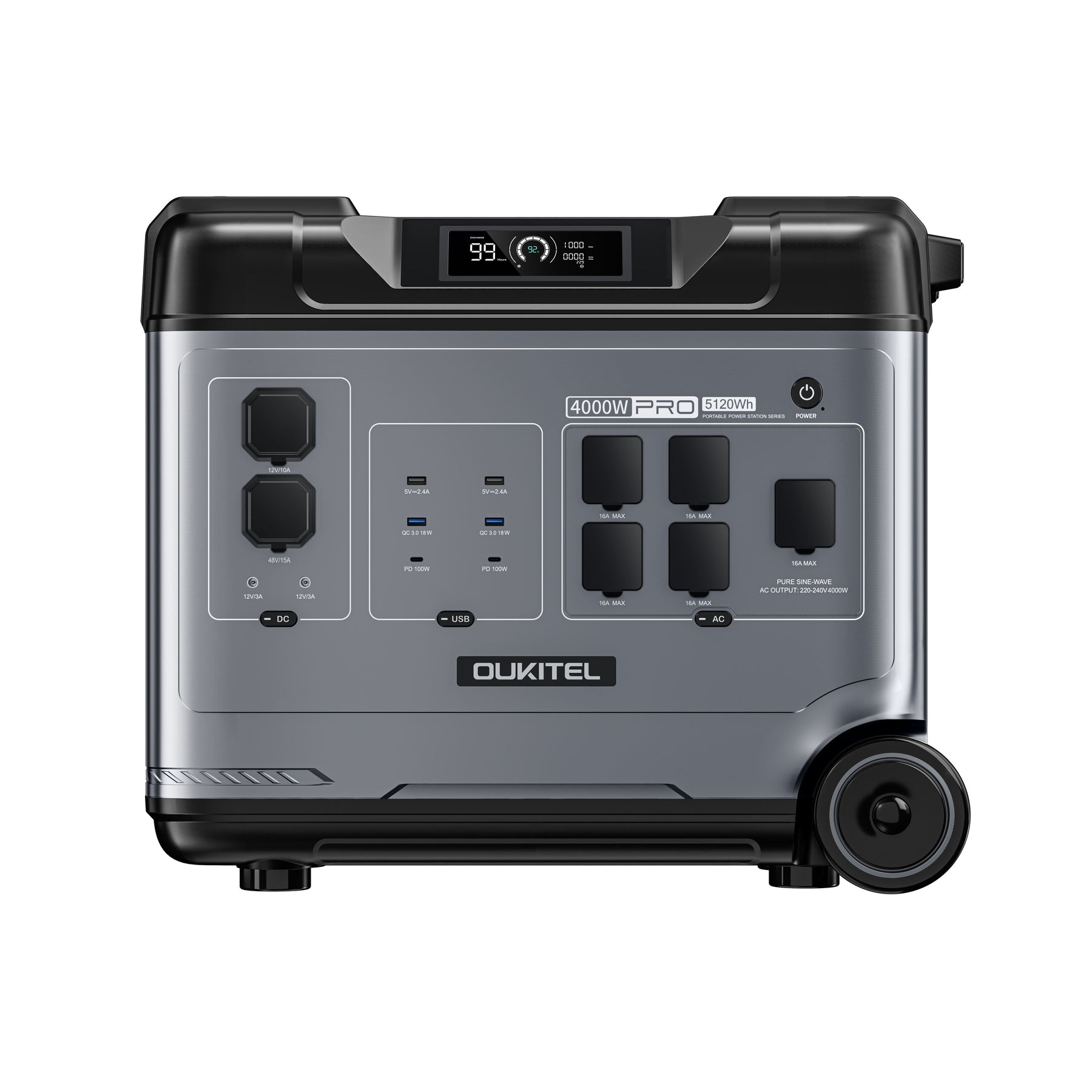 OUKITEL P5000 Pro Portable Power Station 4000W/5120Wh