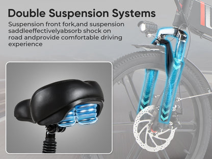 SAMEBIKE 20LVXD30-II Vélo électrique pliant