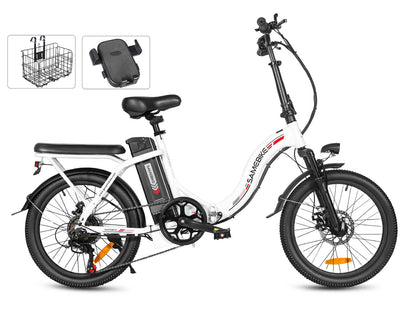 SAMEBIKE CY20 350W Moteur Vélo Électrique Portable