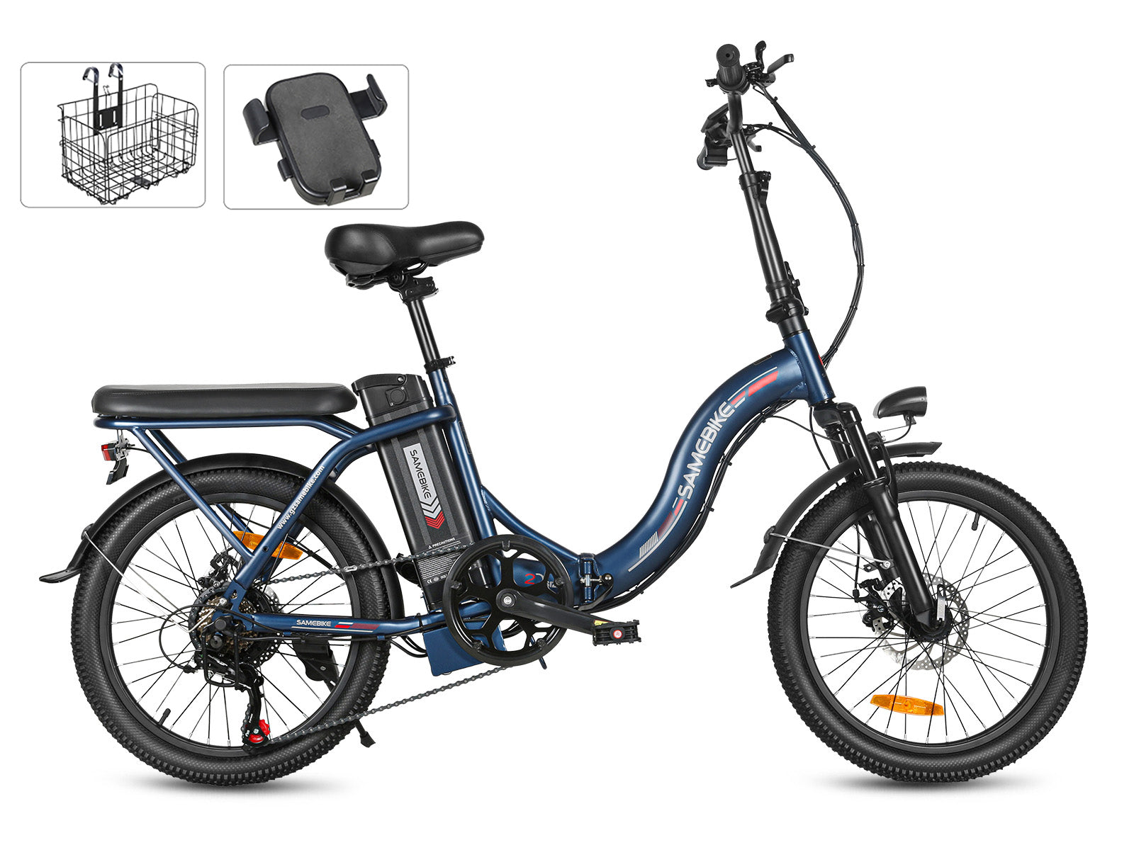 SAMEBIKE CY20 350W Moteur Vélo Électrique Portable