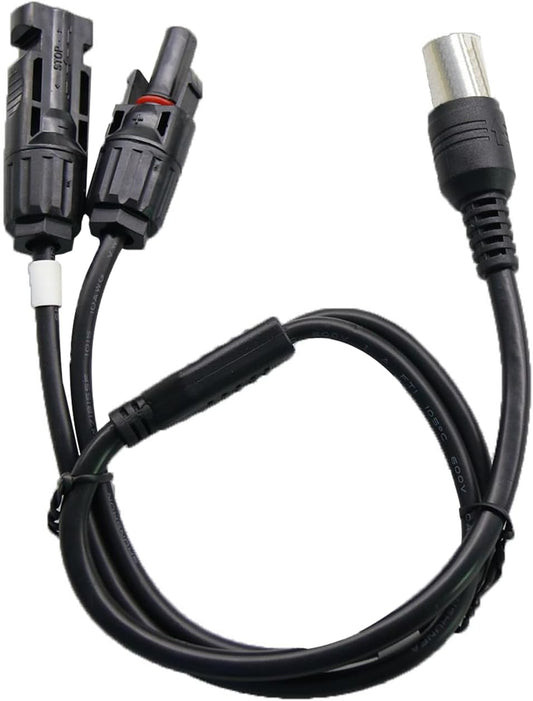 PECRON Solar Charging Cable, M/C/4 to 5-Pin GX16 Aviation Plug Solar Charging Cable