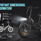 SAMEBIKE LOTDM200-II Pneus larges Vélo électrique pliable