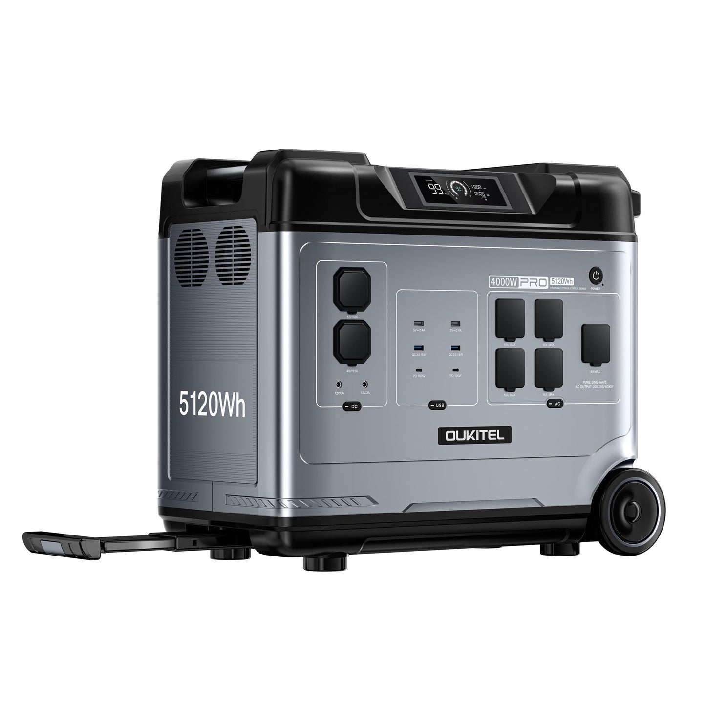OUKITEL P5000 Pro Portable Power Station 4000W/5120Wh
