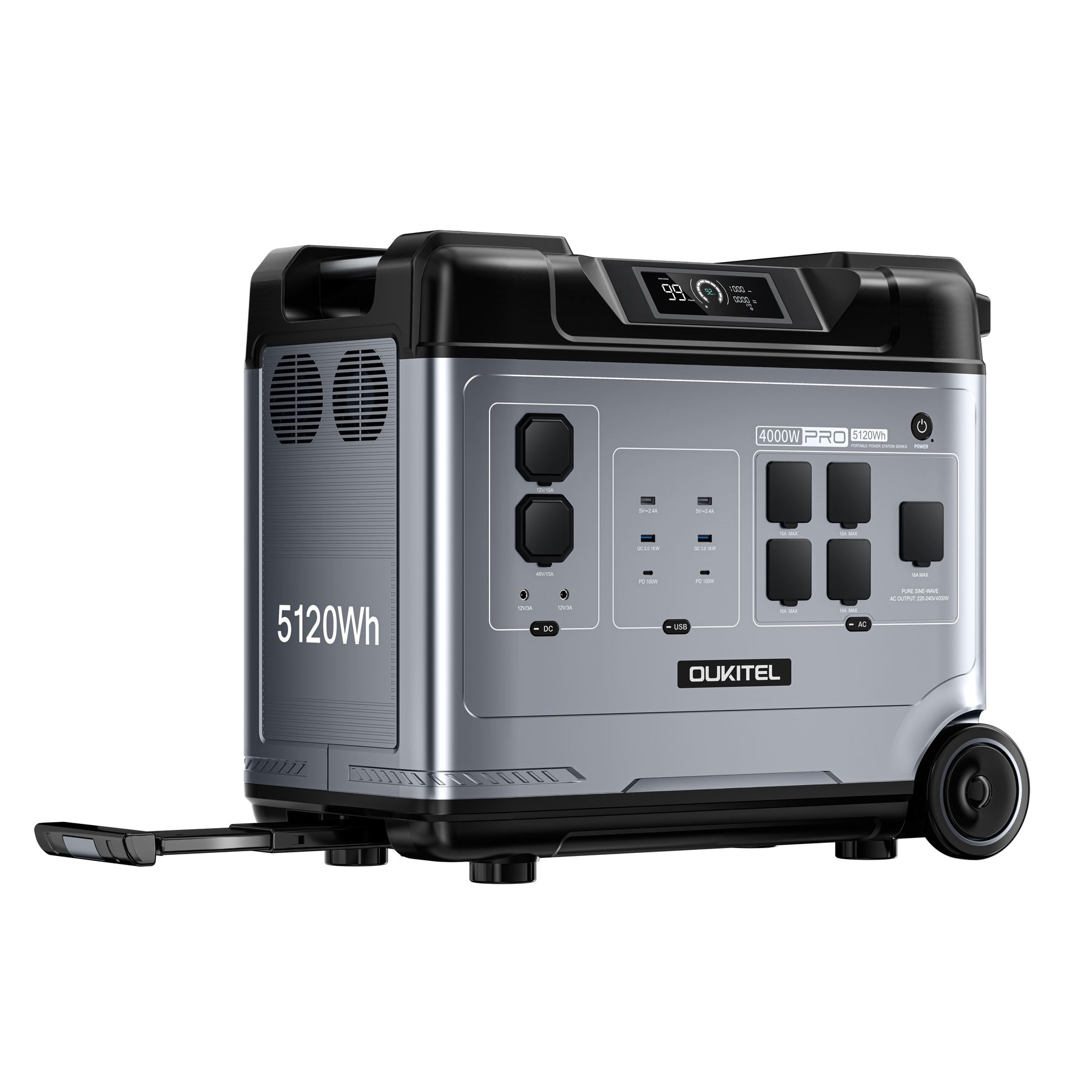OUKITEL P5000 Pro Portable Power Station 4000W/5120Wh