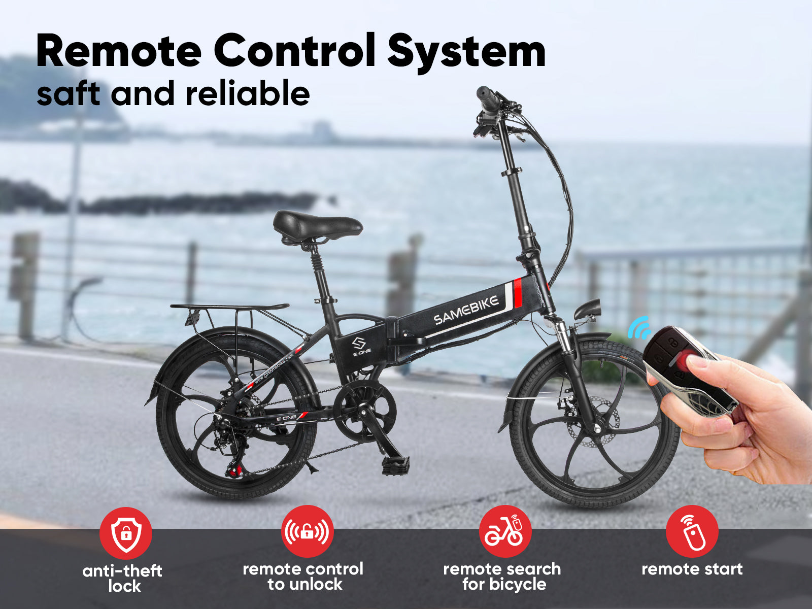 SAMEBIKE 20LVXD30 Vélo électrique pliable