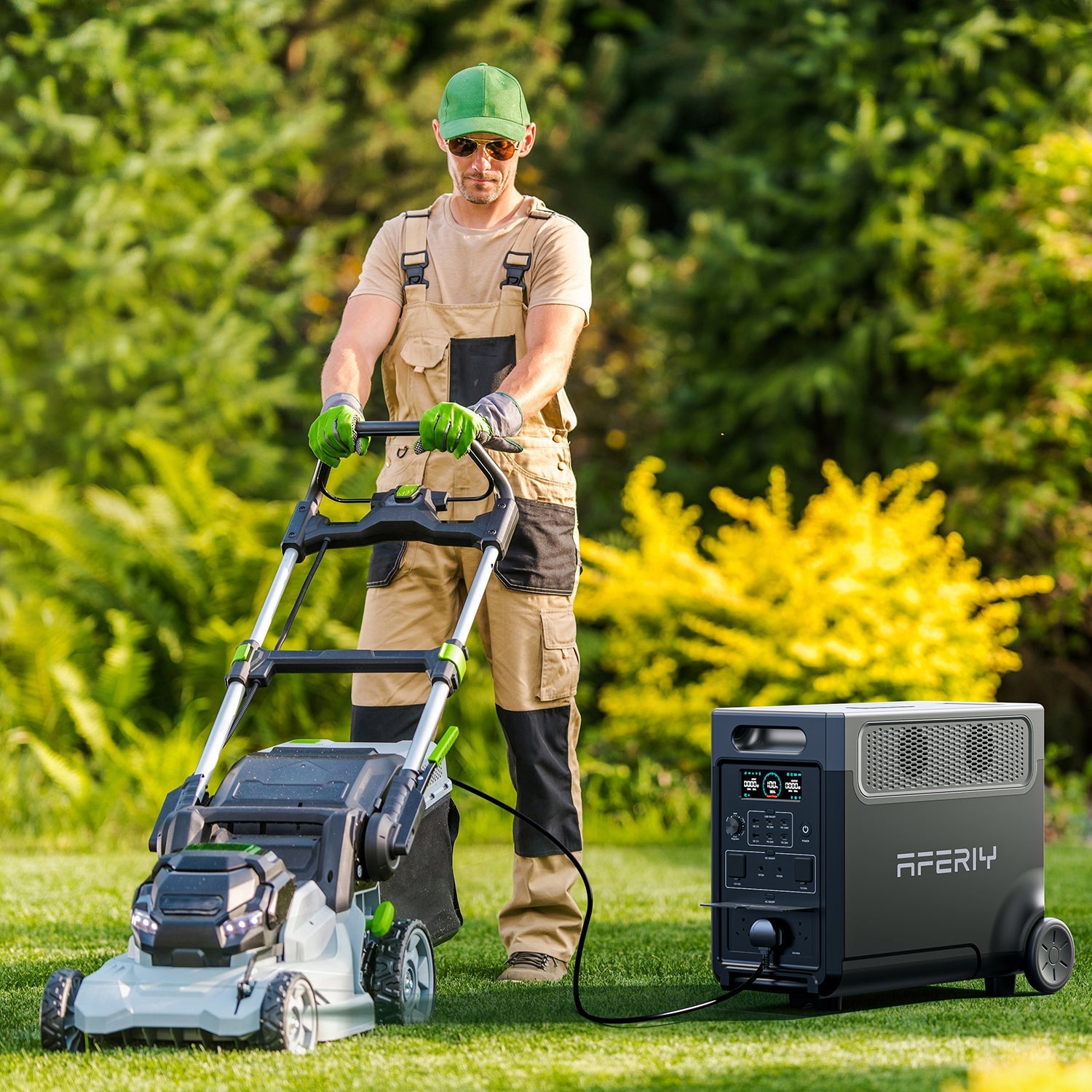 AFERIY P310 3600W Kit Générateur Solaire avec Batterie d’Extension 3840Wh