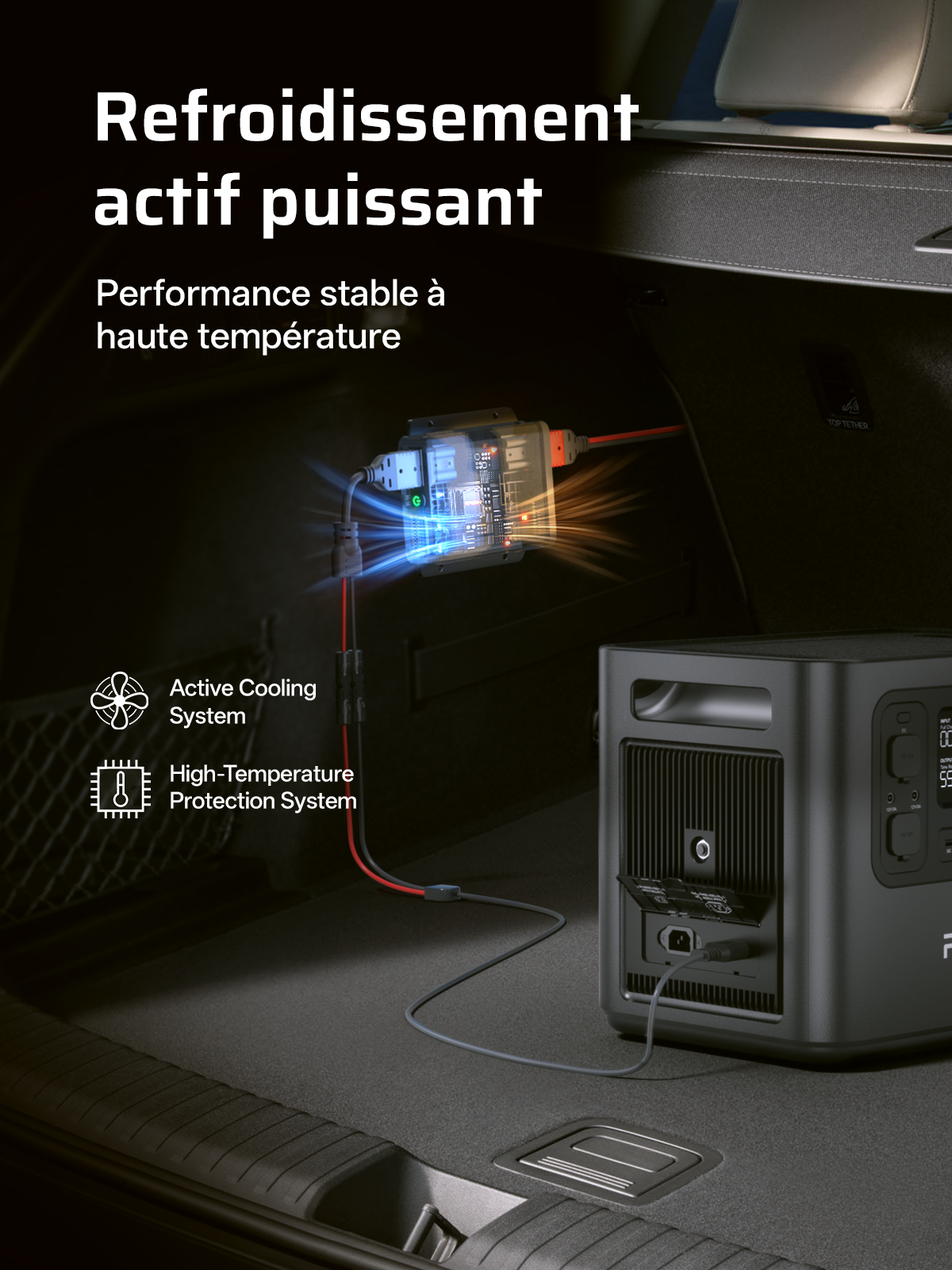 AFERIY DC060 580W DC-DC Chargeur de Batterie