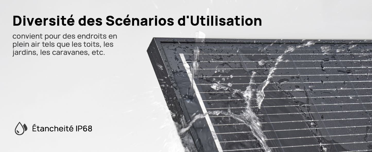 AFERIY AF-SG120 Panneau Solaire Portable Rigide 120W IP68
