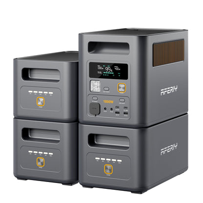 AFERIY Nomad1800 Pro Station D'énergie Portable Une Capacité D'extension | 1800W 1024Wh - 5120Wh