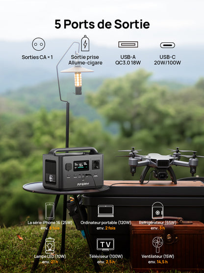 AFERIY P040 Station D'énergie Portable | 400W 256Wh