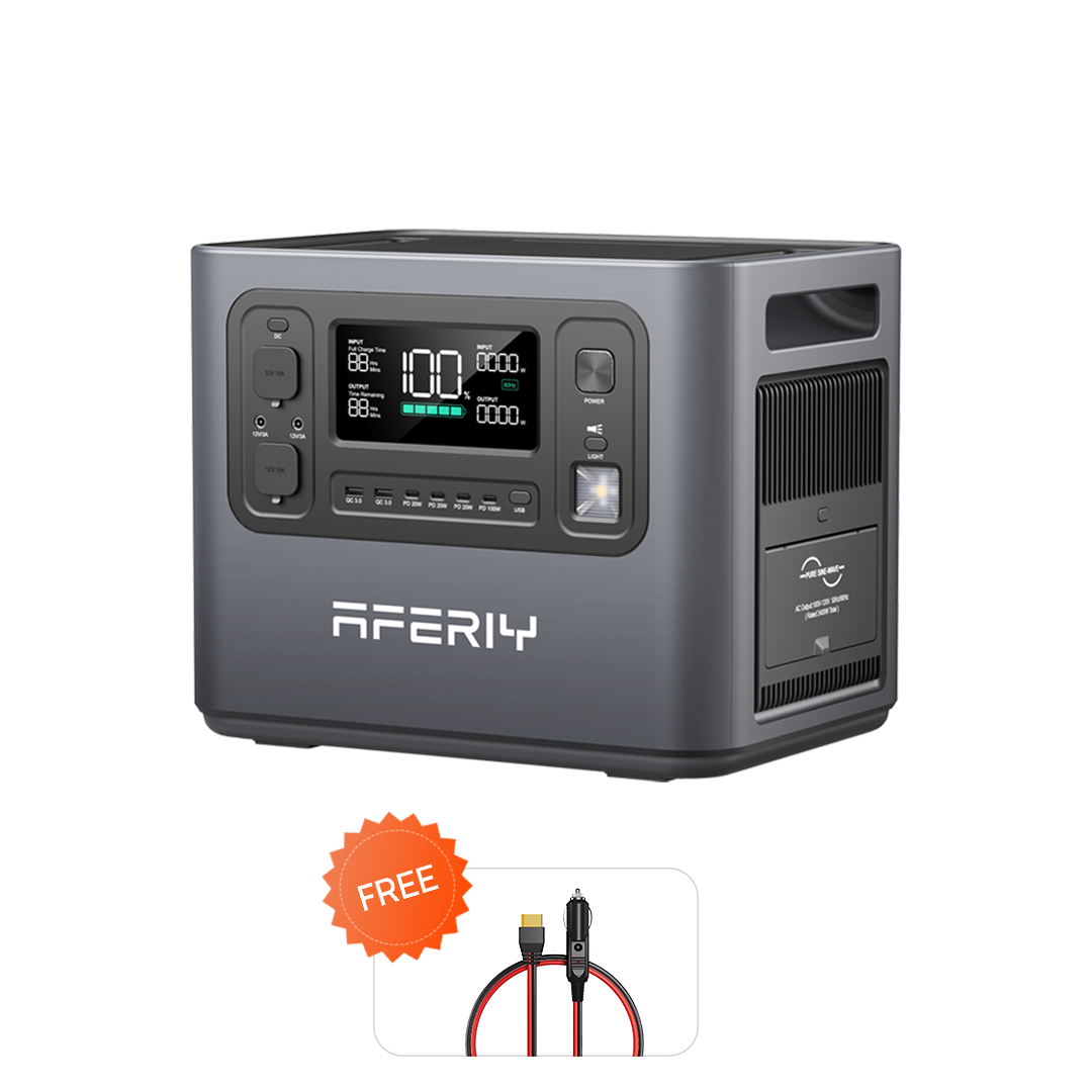 AFERIY P110-D Station D'énergie Portable | 1200W 960Wh