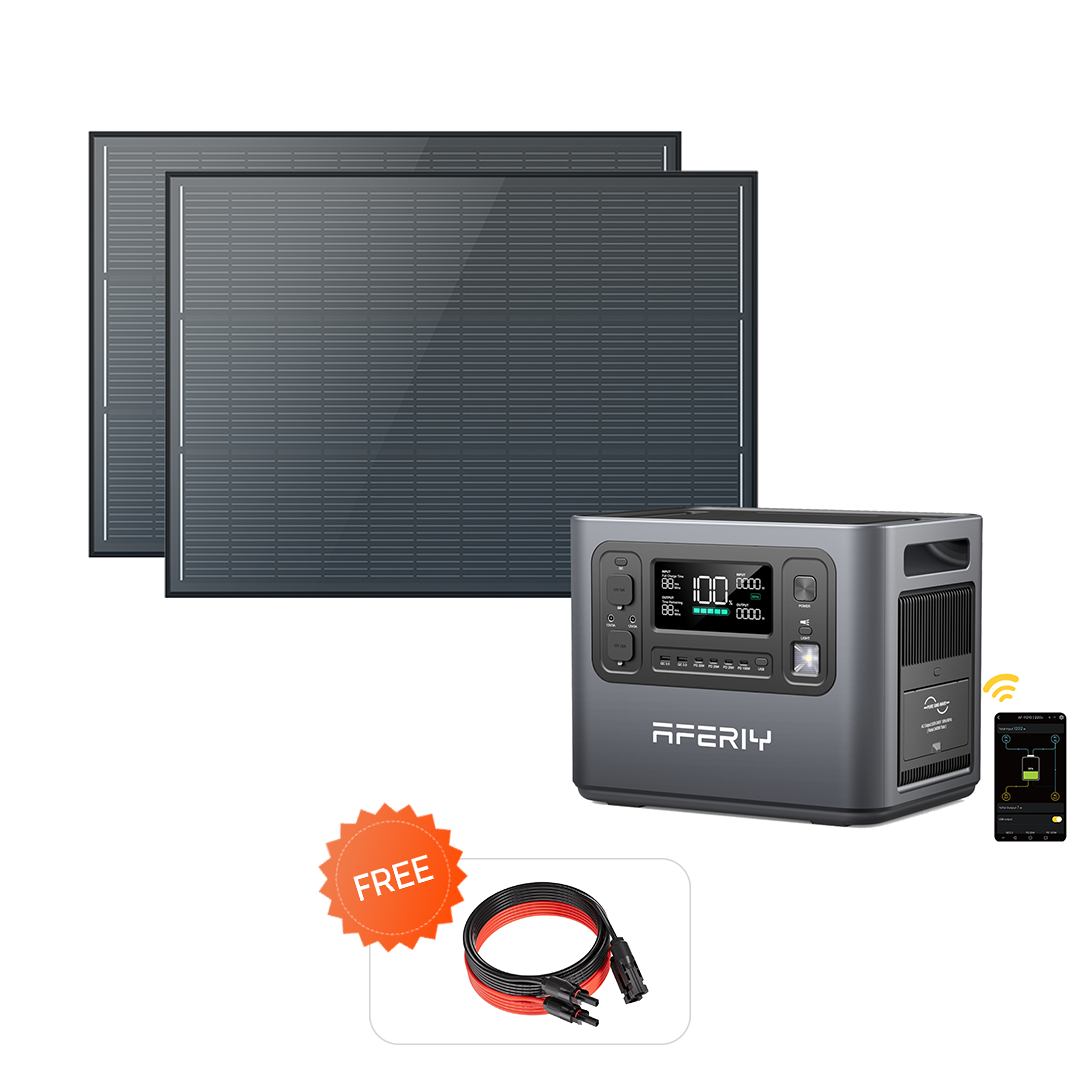 AFERIY P110-E Station D'énergie Portable | 1200W 1008Wh avec APP