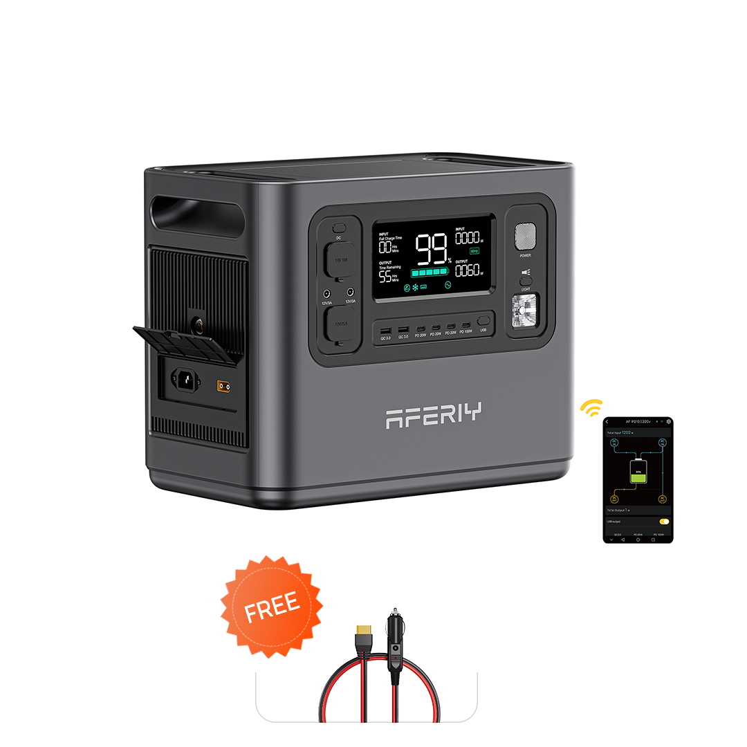 AFERIY P110-E Station D'énergie Portable | 1200W 1008Wh avec APP